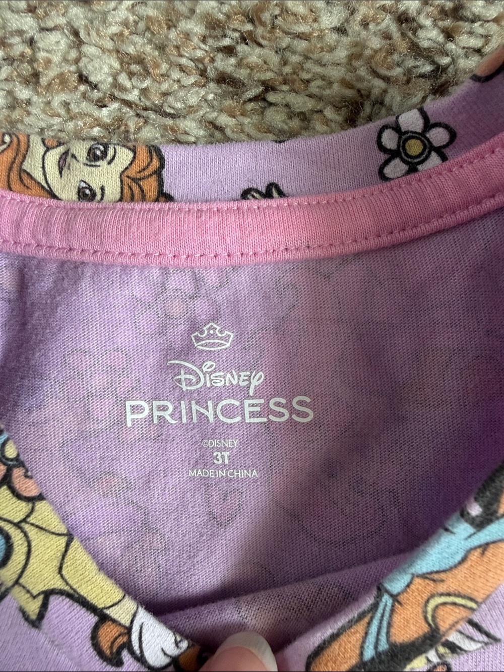 DISNEY PRINCESS TODDLER GIRL SHORT SLEEVE COTTON DRESS - Picture 4 of 7